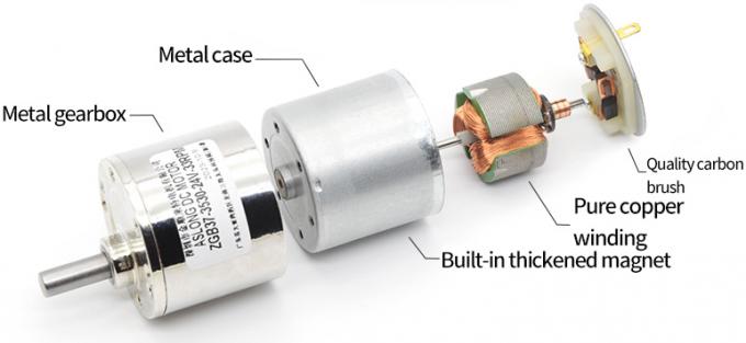 ทอร์คสูง 37 มม มิโครเกียร์ลด Brushed DC Motor ZGB37-3530 37 มม มิโครเกียร์ลด Brushed DC Motor 11