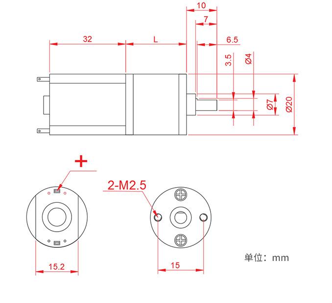 12V DC Reduction Micro Motor JGA20-180 Micro DC Reduction Motor แม็กเนตถาวร ความเร็วต่ํา 2