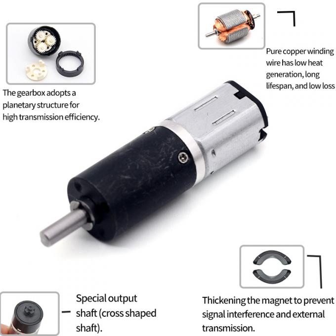 12V Micro High-Speed Brush DC Electric Gearbox PG12-N20 มอเตอร์เครื่องยนต์ลดความเร็ว 12 มม DC คุณภาพสูง 13
