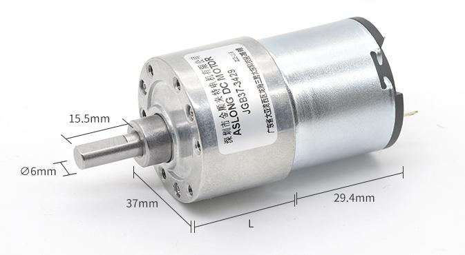 JGB37-3429 12V/24V Brush DC Motor 12V หุ่นยนต์ปัญญา Brush DC Motor 24v มอเตอร์เกียร์ 0