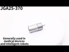 ASLONG มอเตอร์ขนาดเล็ก JGA25-370 6/12/24 V 7.5-1931RPMM Pure Metal DC Brushed Reduction Motor