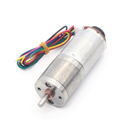 ASLONG Hall Motor Encoder Reduction Motor JGA25-370B 12V 8.6-977RPM มอเตอร์ Dc แรงบิดสูงพร้อมตัวเข้ารหัส Dc Motor