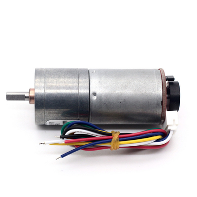 ASLONG Hall Motor Encoder Reduction Motor JGA25-370B 12V 8.6-977RPM มอเตอร์ Dc แรงบิดสูงพร้อมตัวเข้ารหัส Dc Motor