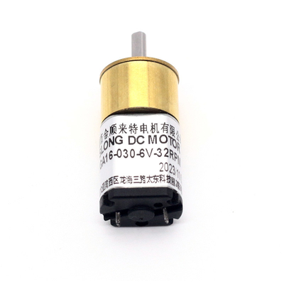 ASLONG JGA16-030 15.5mm 6V 26-800RPM DC Brushed Reduction Motor มอเตอร์เครื่องยนต์แลกเปลี่ยนโลหะเล็กขนาดเล็ก