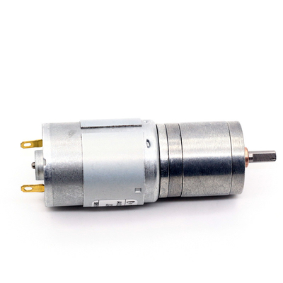มอเตอร์ความเร็วต่ํา Dc 24v Dc มอเตอร์เกียร์ JGA25-385 24v Dc มอเตอร์ความเร็วต่ํา Rpm DC ด้วยกล่องเกียร์โลหะ 25mm