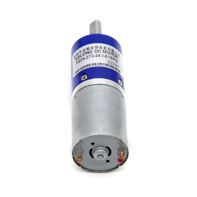 มอเตอร์การลดมอเตอร์เครื่องยนต์โลหะดาวเคราะห์แรงปัดสูง PG24-370 24mm 24V Dc มอเตอร์เครื่องยนต์ดาวเคราะห์