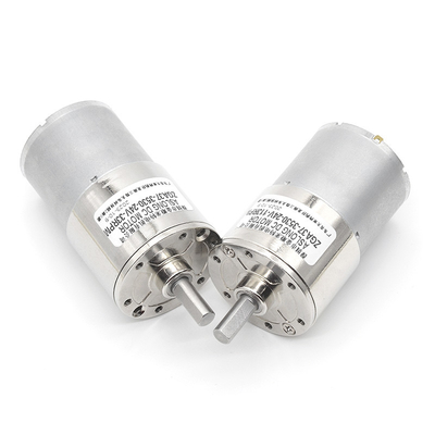 มอเตอร์เกียร์มินิ DC 37mm ZGA37-3530 12V 24V การออกกลางกล่องเกียร์มอเตอร์ความเร็วต่ํา
