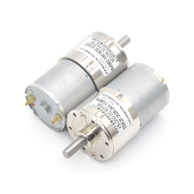 มอเตอร์เกียร์มินิ DC 37mm ZGA37-3530 12V 24V การออกกลางกล่องเกียร์มอเตอร์ความเร็วต่ํา
