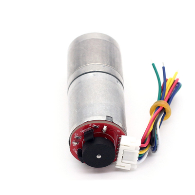 6v 12v 25mm Brushed DC Gear Motor Encoder JGA25-370B ทอร์คสูง 25mm Brushed DC Gear Motor