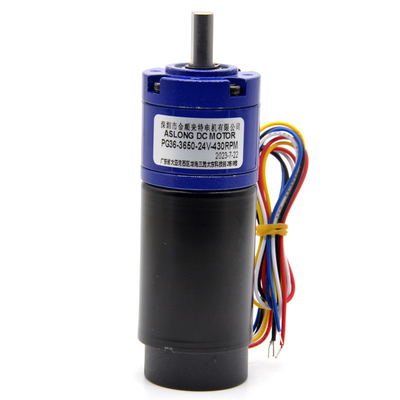 24V Brushless DC Motor PG36-3650 ทอร์คสูง DC Brushless Planetary Gear Motor