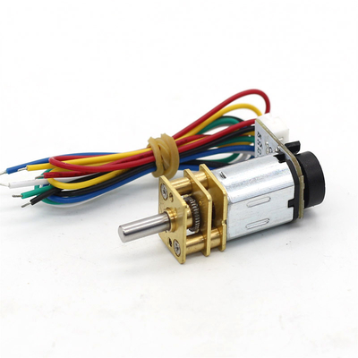 JGA12-N20 มินิ DC เกียร์บ็อกซ์มอเตอร์ พร้อมตัวเข้ารหัส แรงบิดสูง 12V N20 DC มอเตอร์