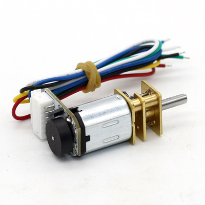 JGA12-N20 มินิ DC เกียร์บ็อกซ์มอเตอร์ พร้อมตัวเข้ารหัส แรงบิดสูง 12V N20 DC มอเตอร์