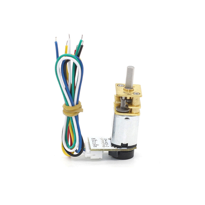 JGA12-N20 มินิ DC เกียร์บ็อกซ์มอเตอร์ พร้อมตัวเข้ารหัส แรงบิดสูง 12V N20 DC มอเตอร์