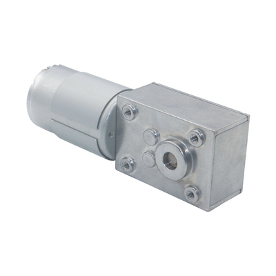 58mm*40mm pmdc DC มอเตอร์เกียร์หนอน แรงบิดสูง 12V 24V 40rpm