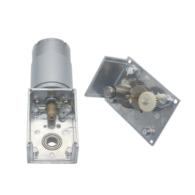 58mm*40mm pmdc DC มอเตอร์เกียร์หนอน แรงบิดสูง 12V 24V 40rpm