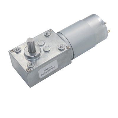 58mm*40mm pmdc DC มอเตอร์เกียร์หนอน แรงบิดสูง 12V 24V 40rpm